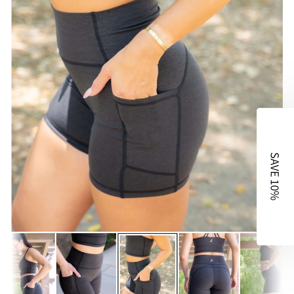 Women's Gray High-Waisted Shorts. If you buy once you won’t buy from lulu